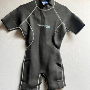 Decathlon Tribord short sleeve scuba wet suit jumpsuit Sz S